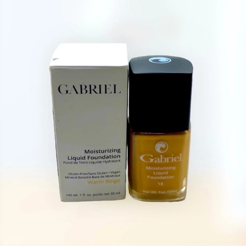 Gabriel Cosmetics Moisturizing Liquid Foundation Shade Warm Beige.